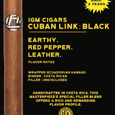 LCA The Cuban Link Black