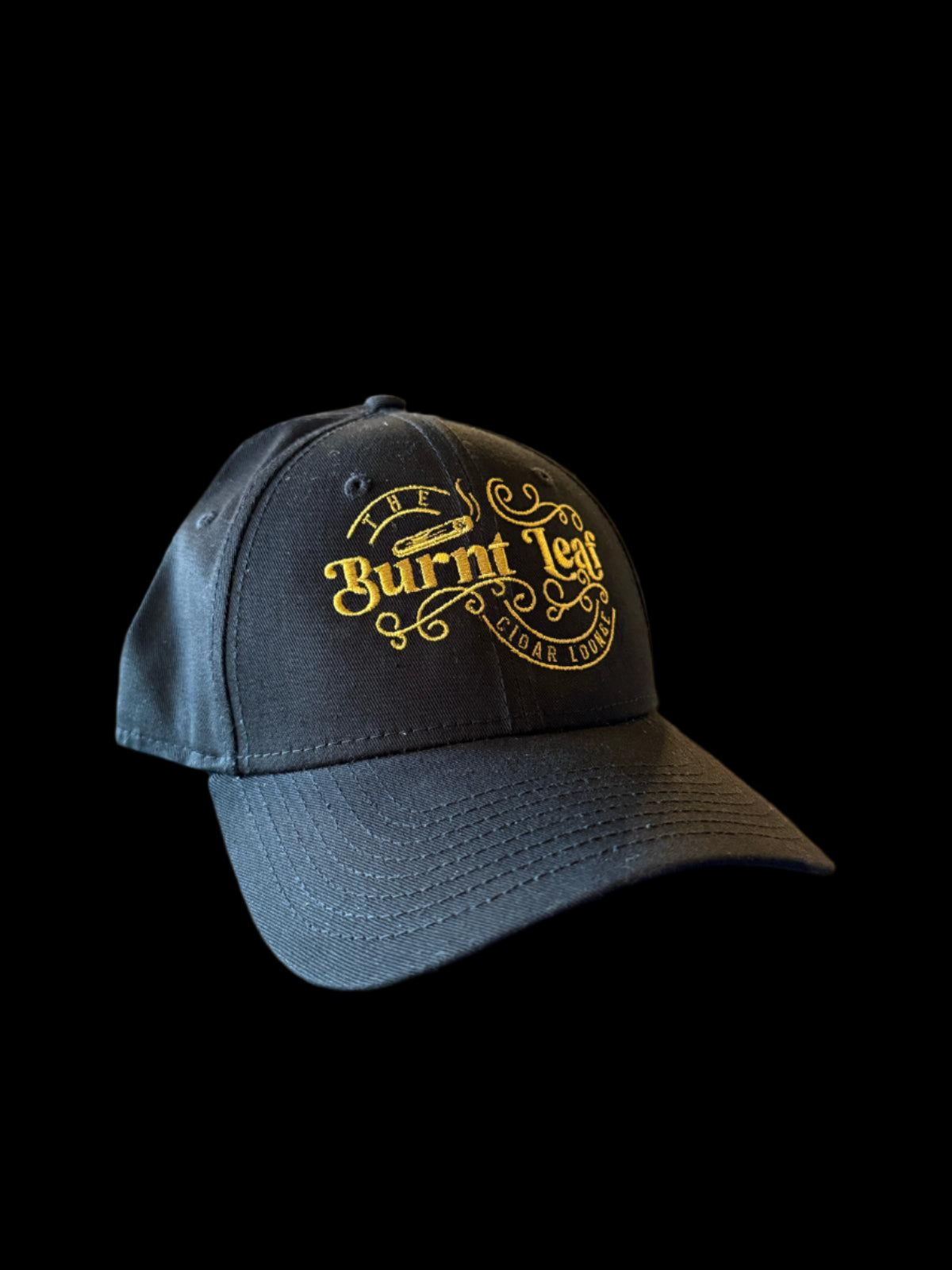 Burnt Leaf 9 FORTY Solid Black Hat