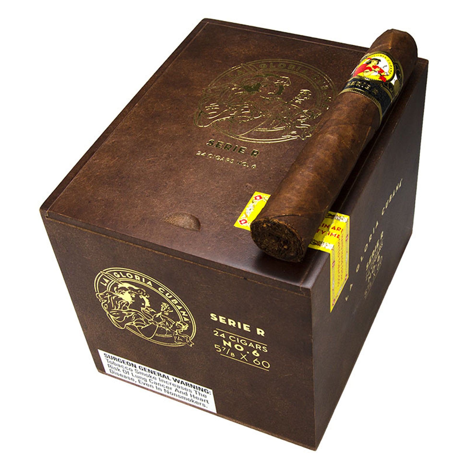 La Gloria Cubana Serie R
NO.6 5 7/8×60