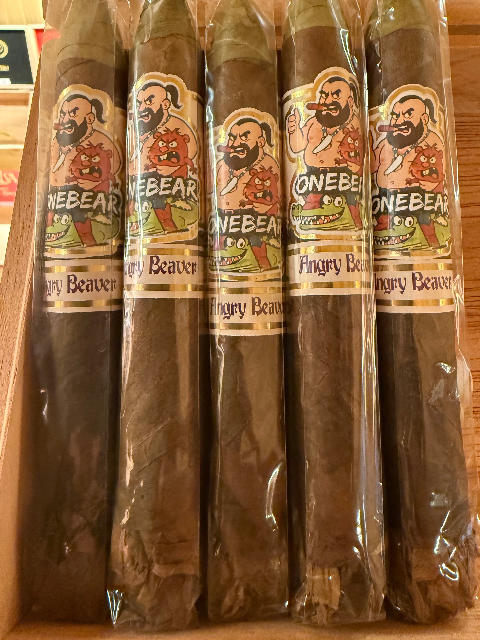The Gus One Bear Cigar by Ang (Angry) Beaver
