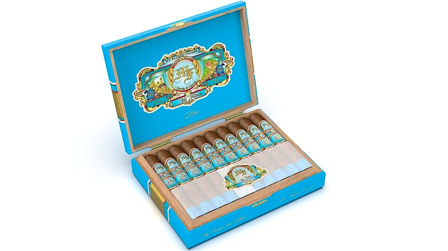 MYFATHER -BLUE-ROBUSTO 5 1/4 X 52