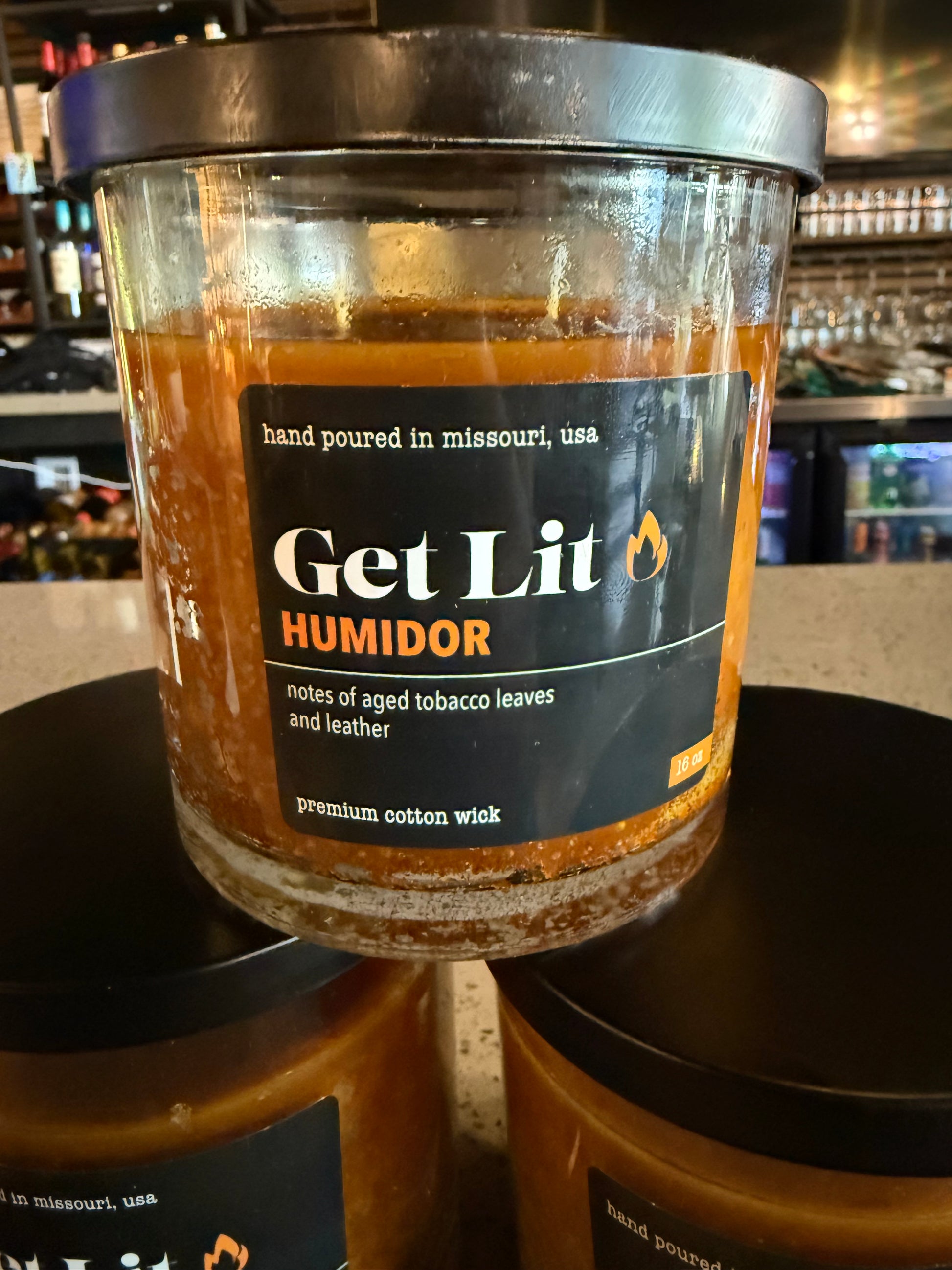 GET LIT BURNT LEAF CANDEL