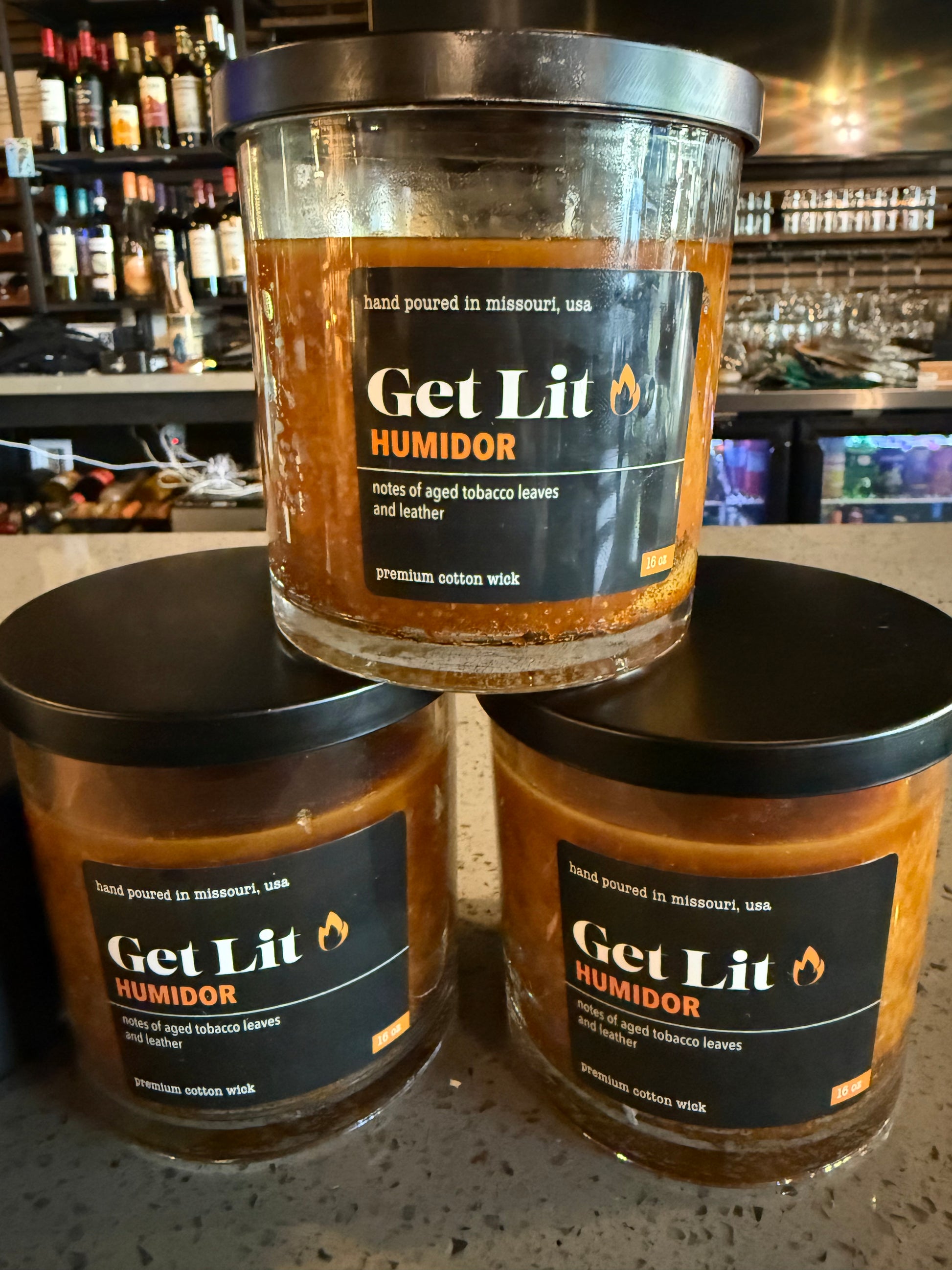 GET LIT BURNT LEAF CANDEL