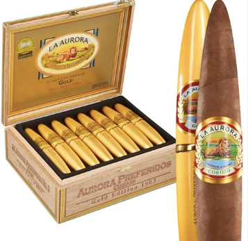 La Aurora Preferidos Corojo Gold Tubes 5x54