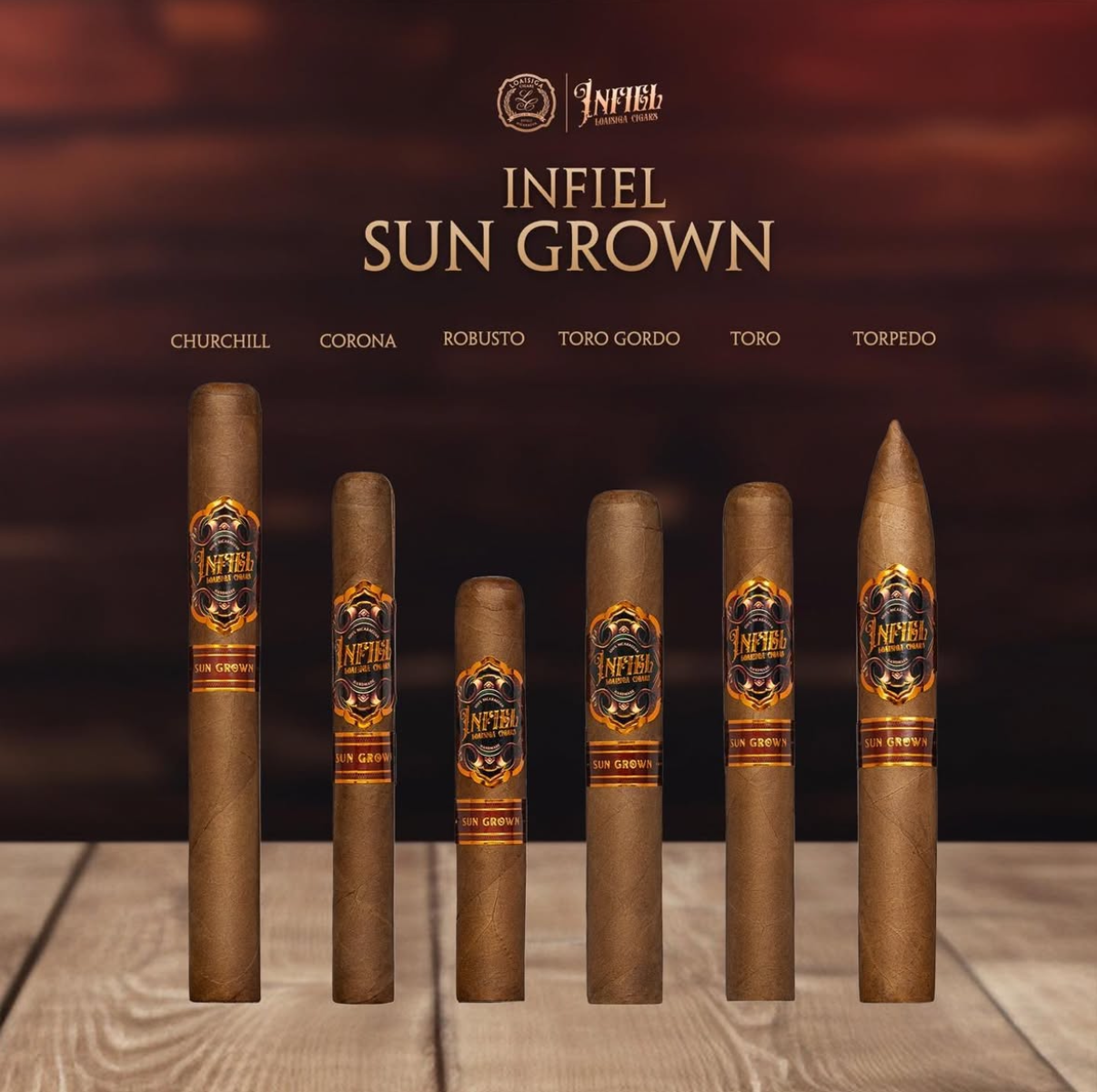 Infiel Sun Grown Toro 6x54 (Box of 6)