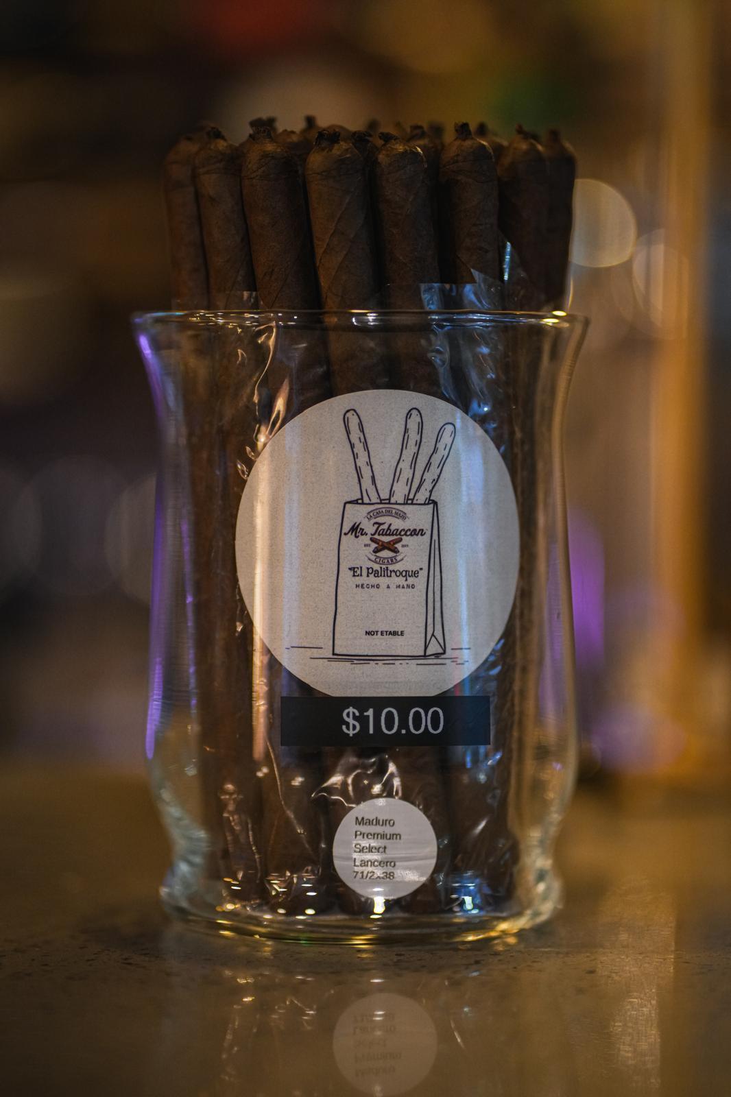 EL PALITROQUE BRAND THE BREAD STICK LANCERO MADURO PREMIUM SELECT  7 1/2 X 38