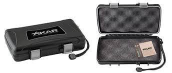 10 Cigar Travel Humidor, XIKAR BLK
