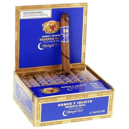 ROMEO Y JULIETA RESERVA REAL NICARAGUA MIDNIGHT TWIST;