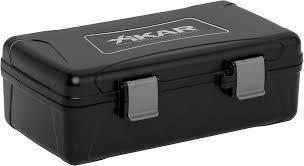 10 Cigar Travel Humidor, XIKAR BLK