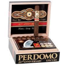 PERDOMO 20TH ANNIVERSARY EPICURE MADURO Box Press